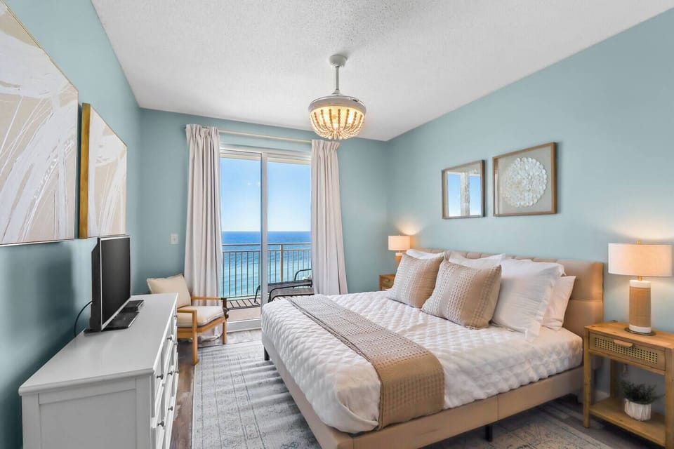 Master Bedroom with Beach view