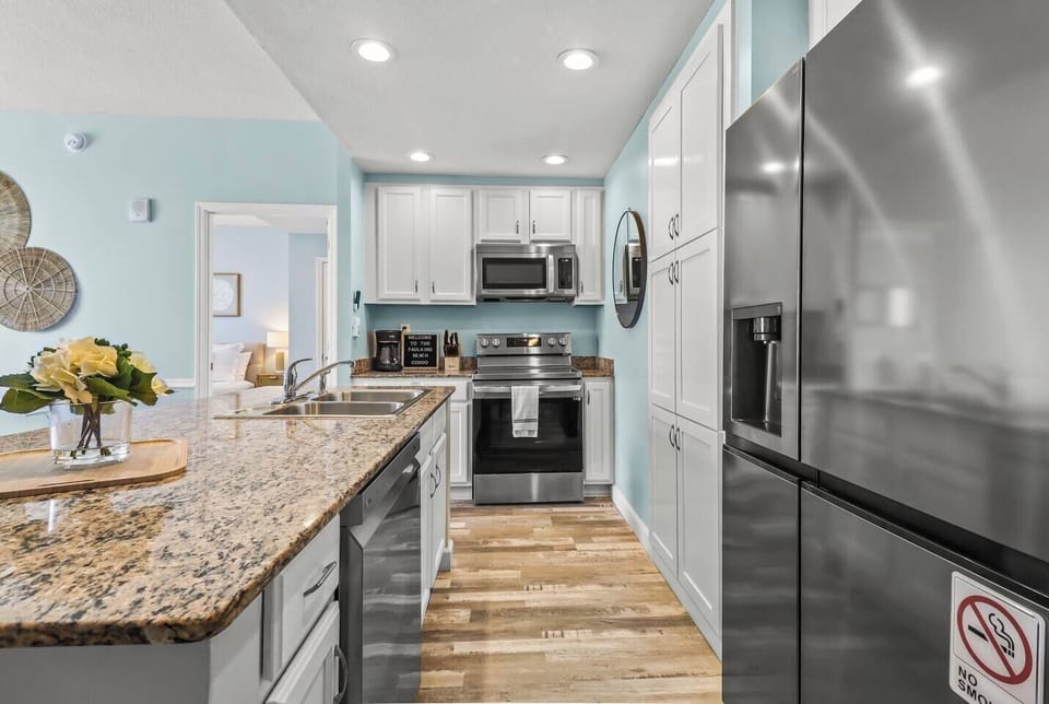 Kitchen with all new appliance