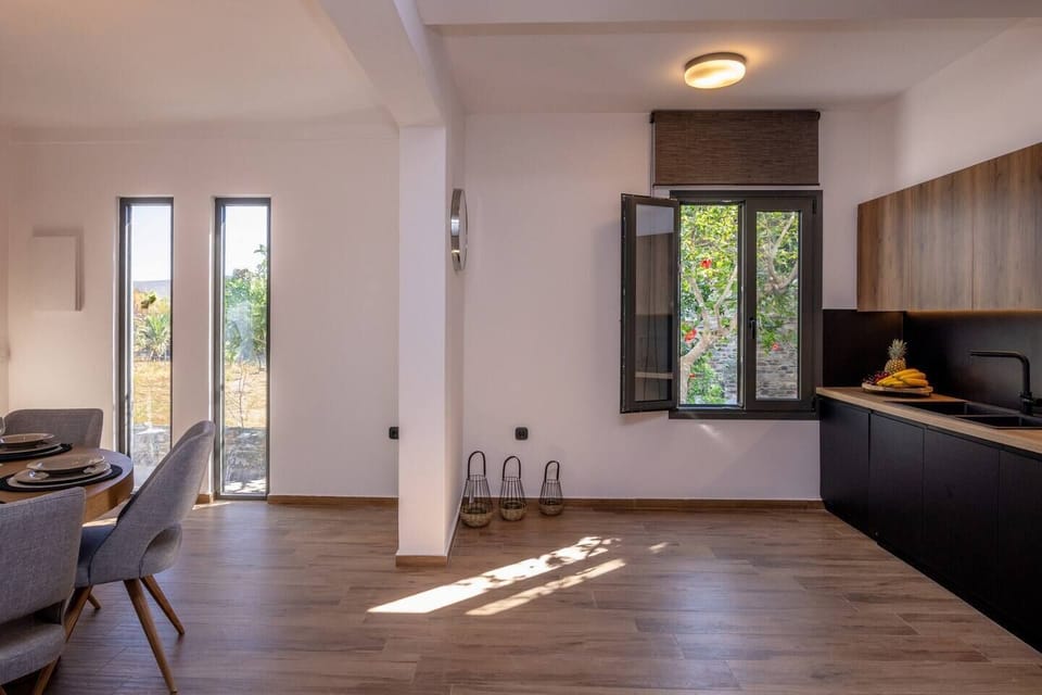 open kitchen area 
