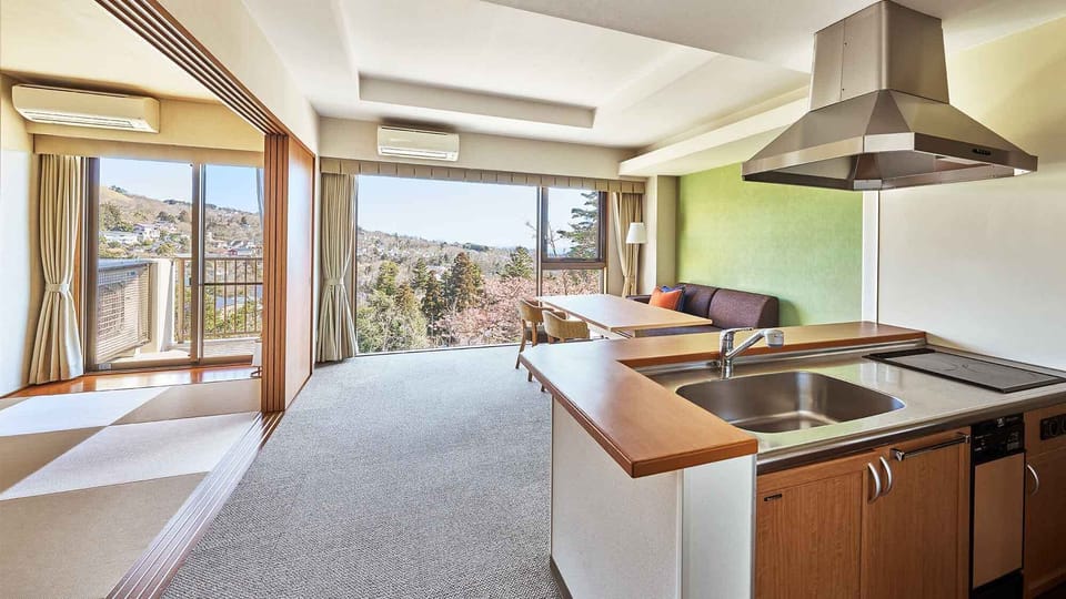 Deluxe Condo | Private kitchenette | Fridge, dishwasher, rice cooker, toaster oven