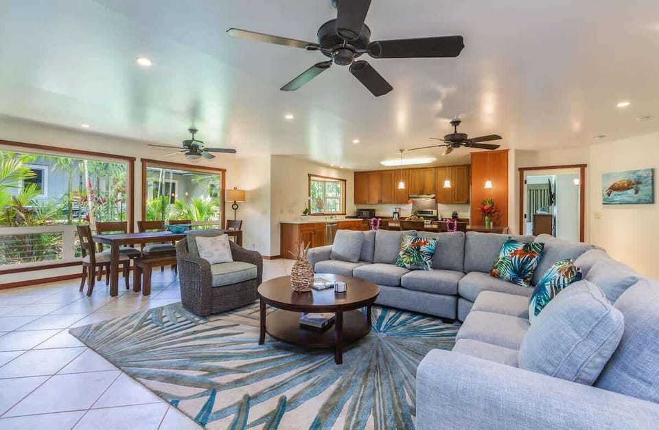 Cool, comfortable and modern living area.