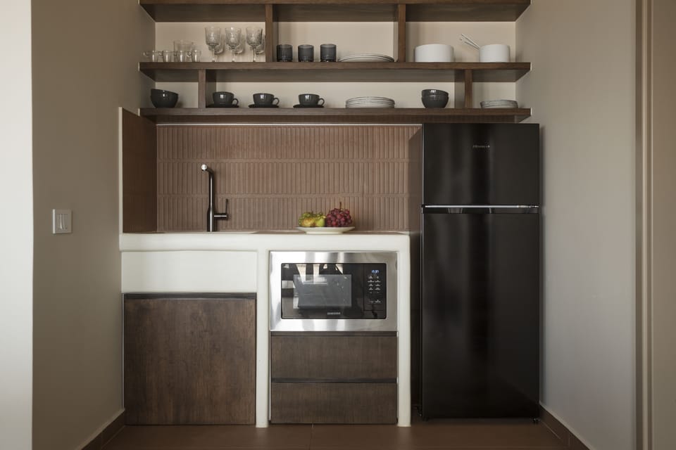 Signature Villa Sea View Private Pool | Private kitchenette | Fridge, microwave, espresso maker, electric kettle