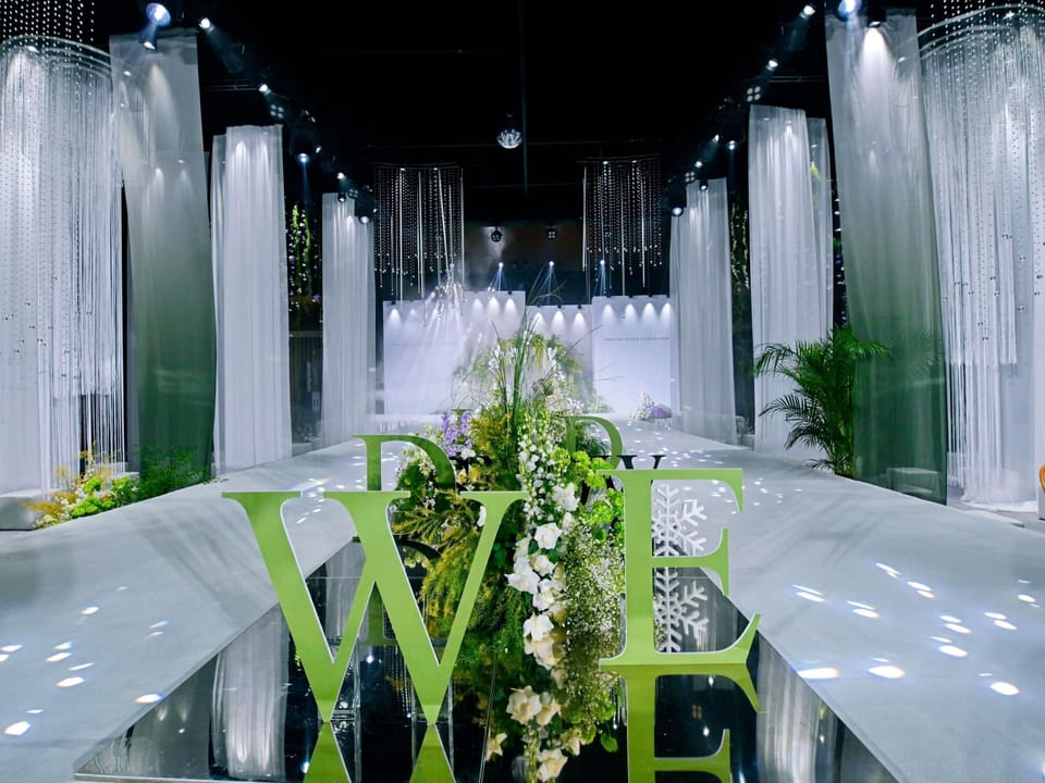 Indoor wedding