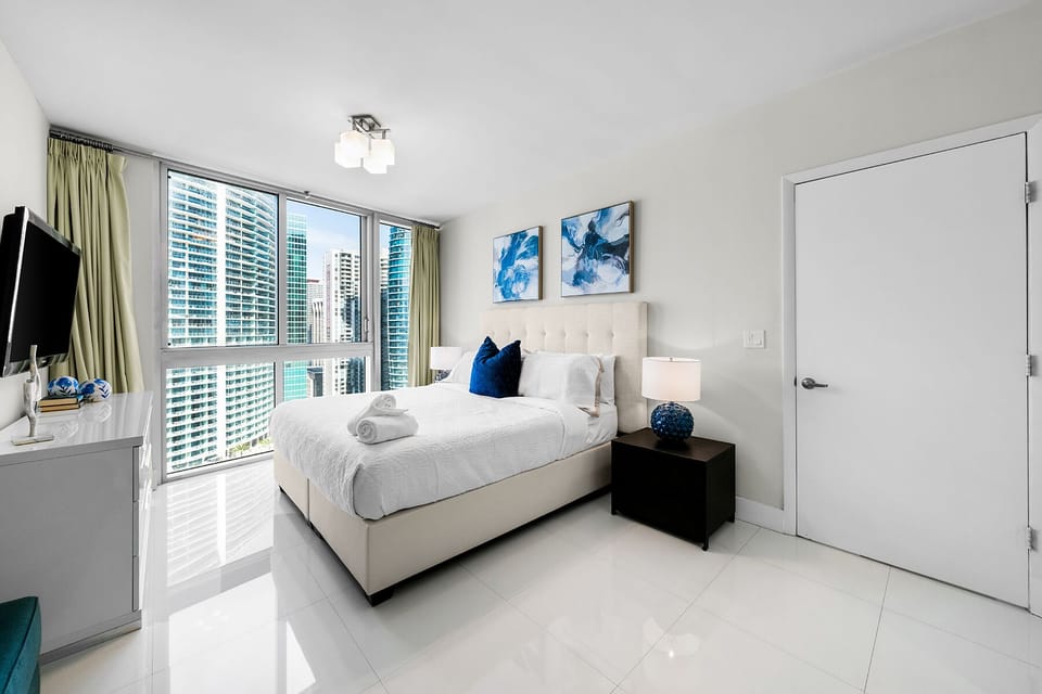 Wake up refreshed in our elegant master bedroom!