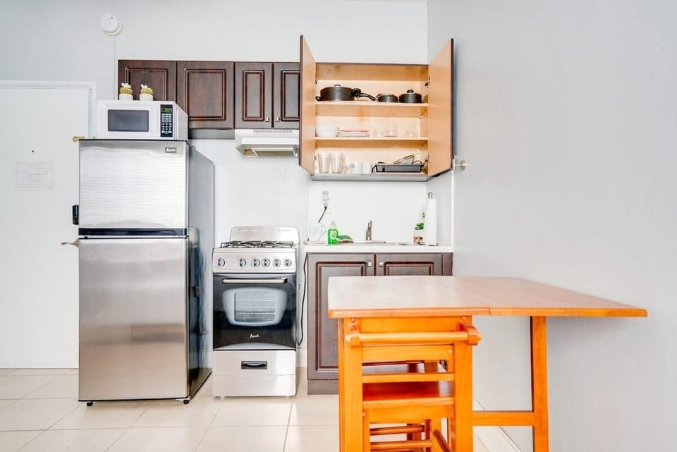 Fully equipped kitchenette