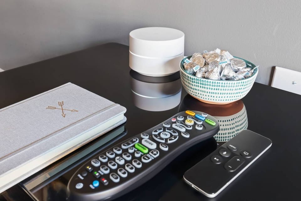 AT&T U-Verse Cable, Apple TV (must use your own personal subscription for apps)