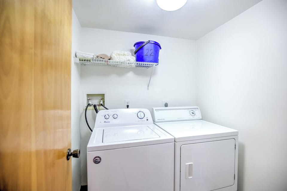 Laundry room with full size washer & dryer