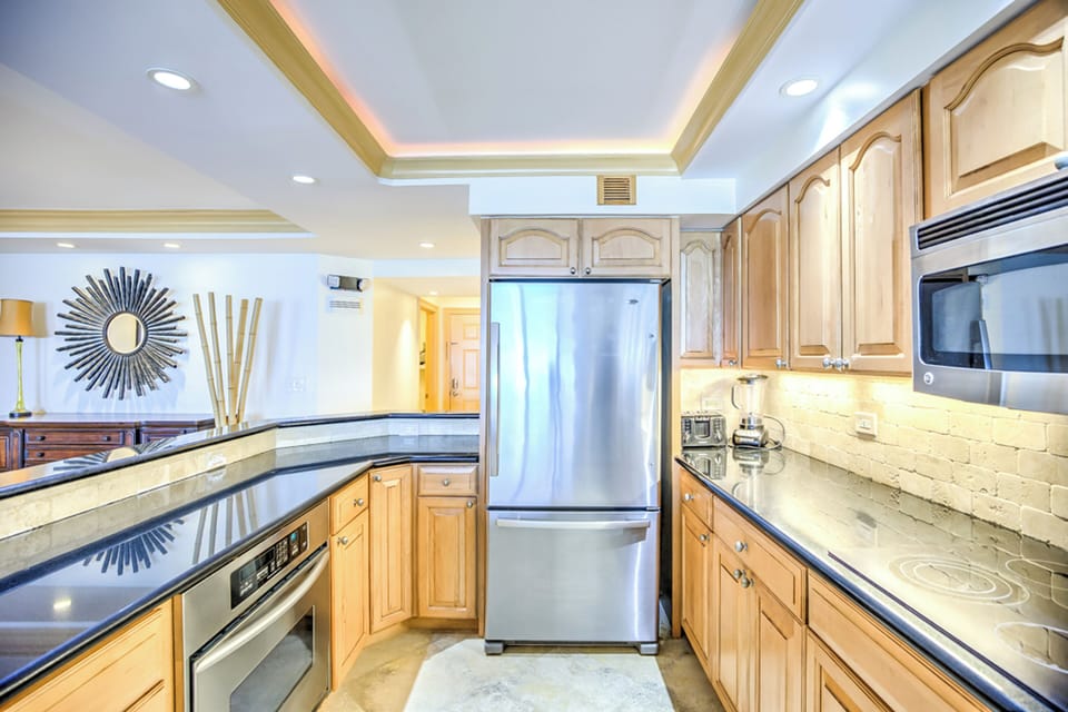 Kitchen with updated appliances