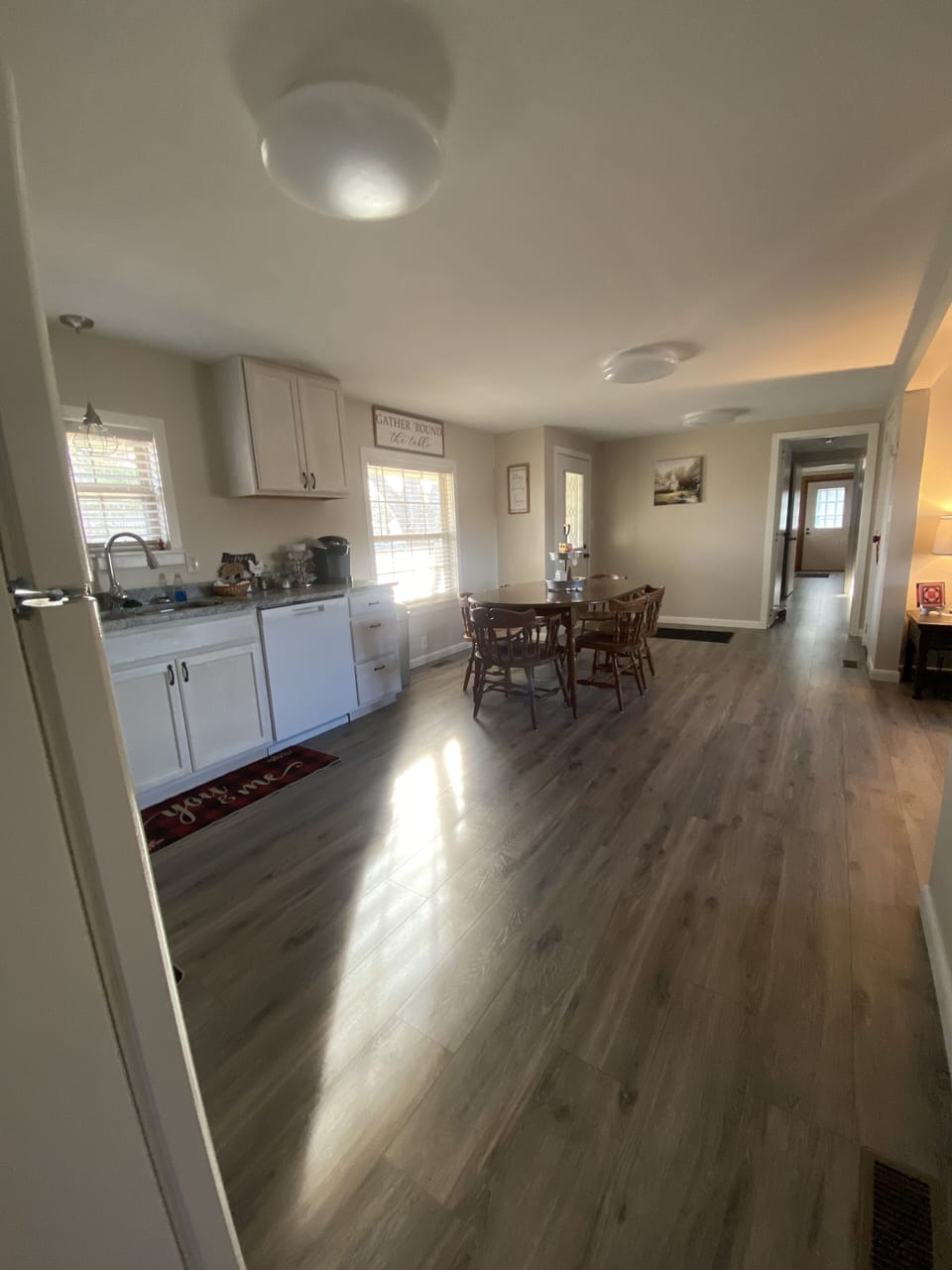 Kitchen and dining area