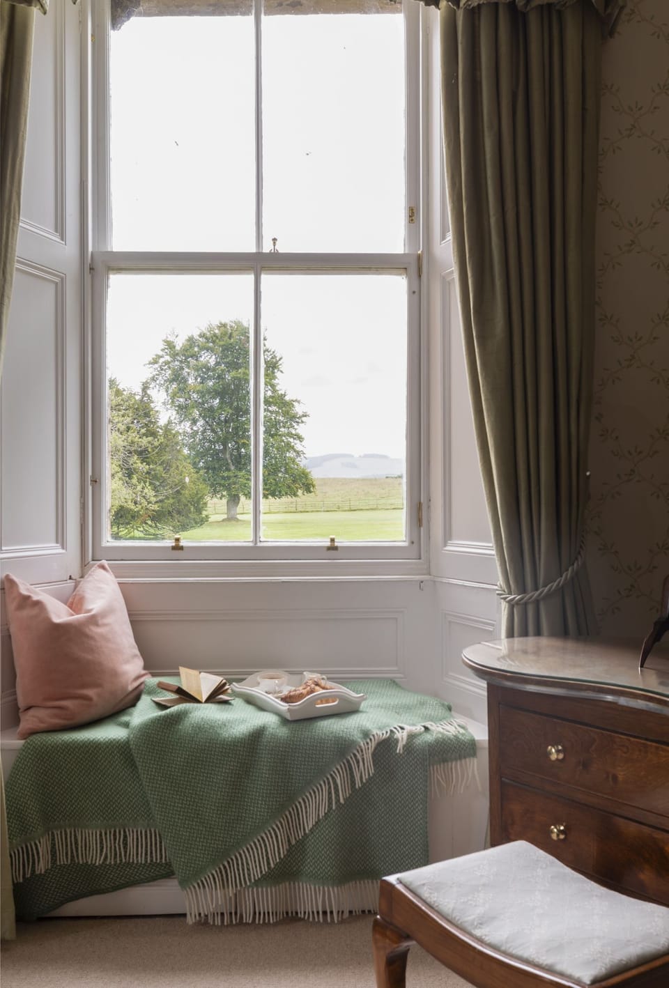 The Tower, Keith Marischal - the window seat in bedroom one