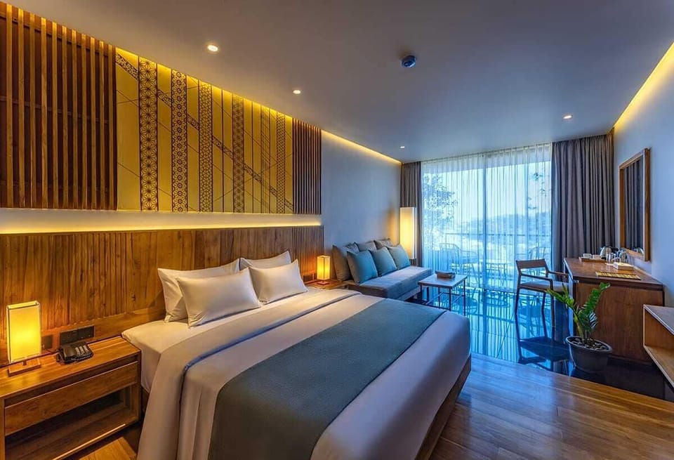 Deluxe Double Room | Down comforters, free minibar items, individually decorated