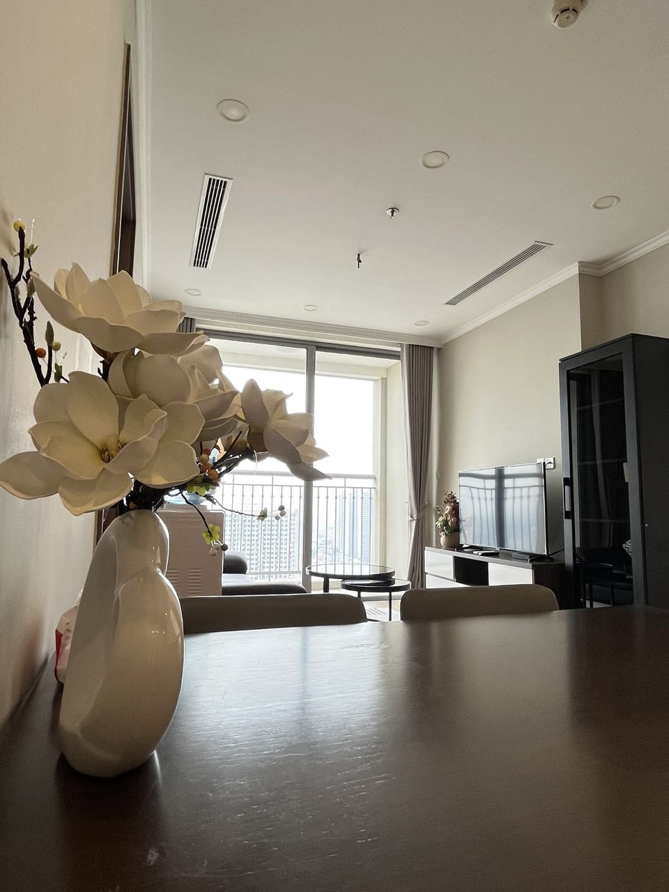Luxury Apartment | Living area | Flat-screen TV