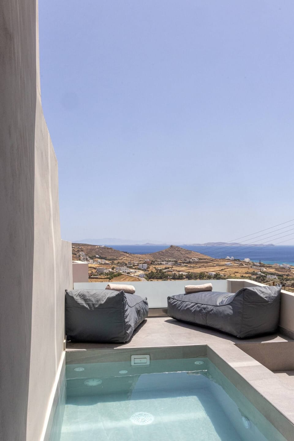 view from the private balcony 