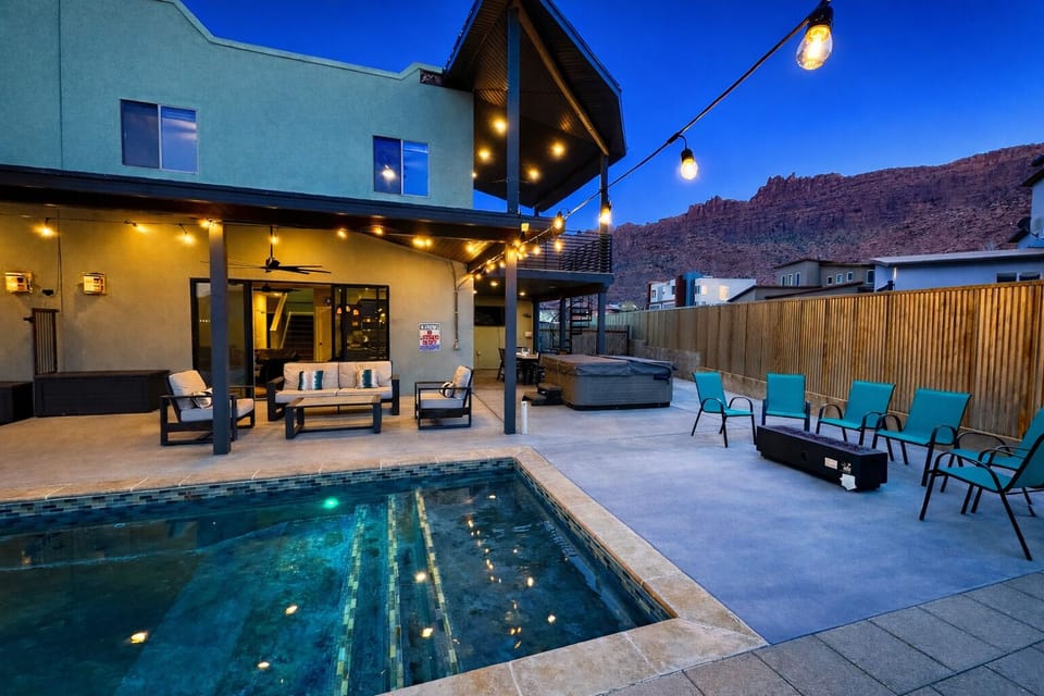 Large backyard