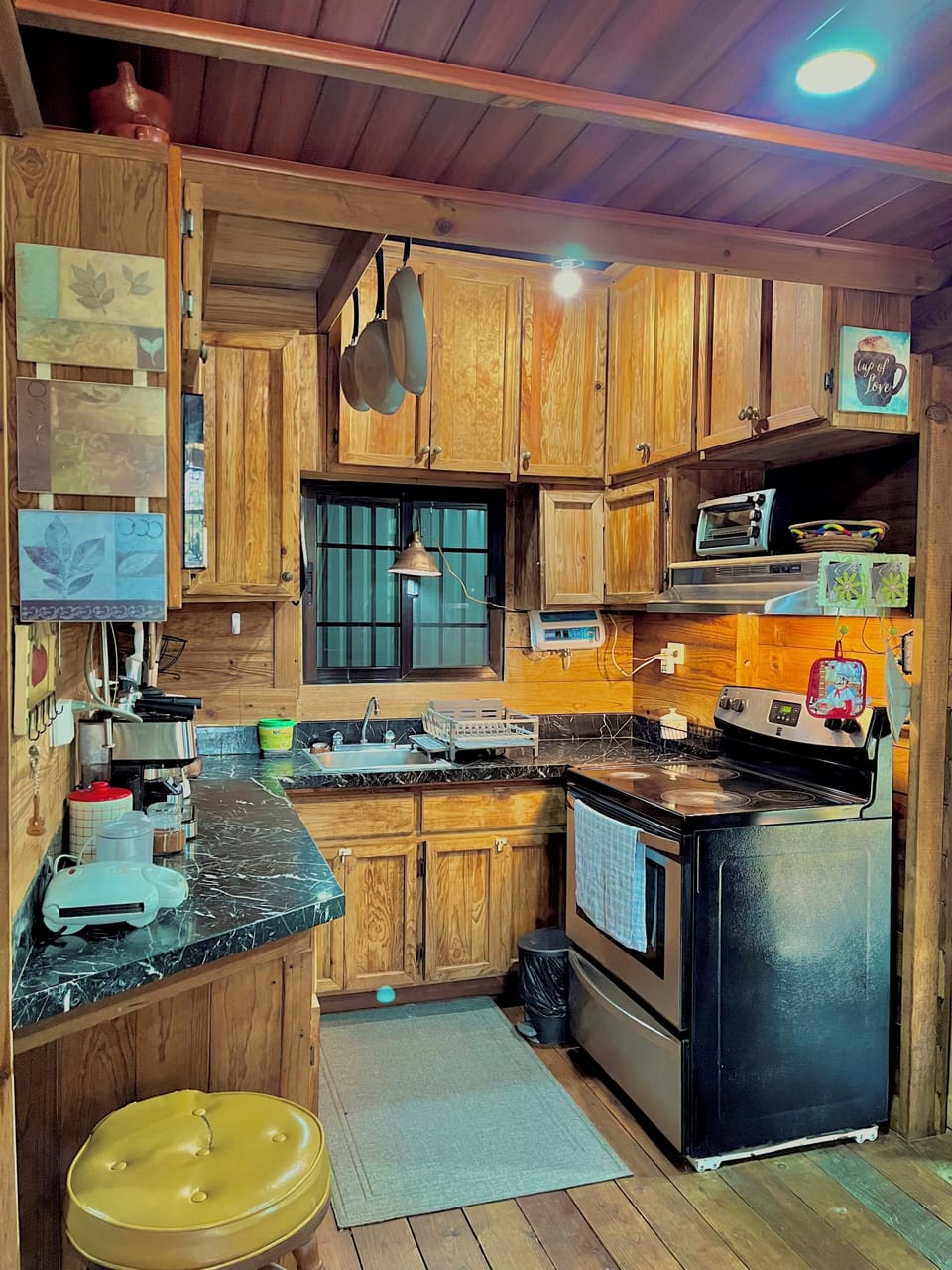 Family Cabin | Private kitchen | Full-size fridge, oven, dishwasher, blender