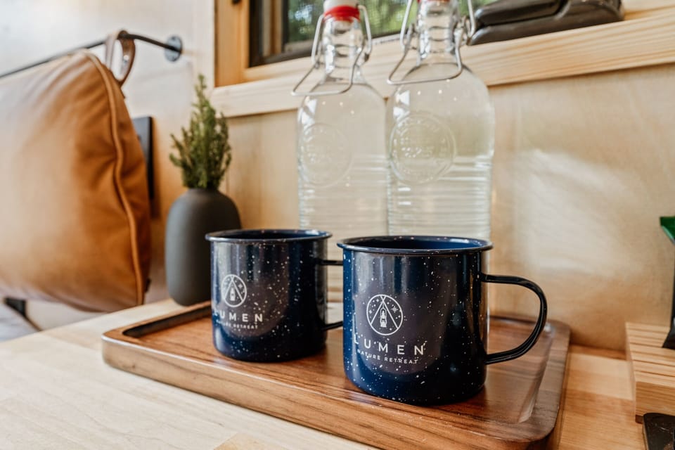 Mugs and water bottles
