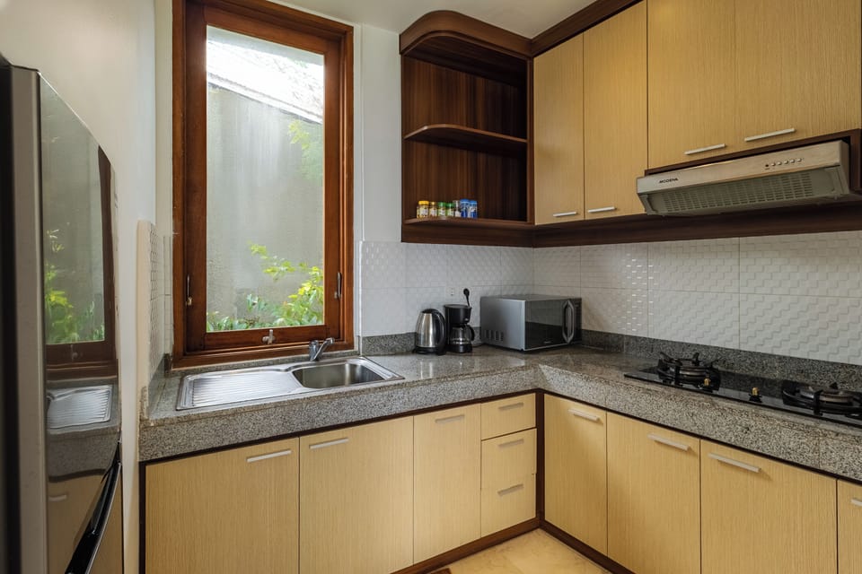Panoramic Villa | Private kitchen | Fridge, microwave, stovetop, dishwasher