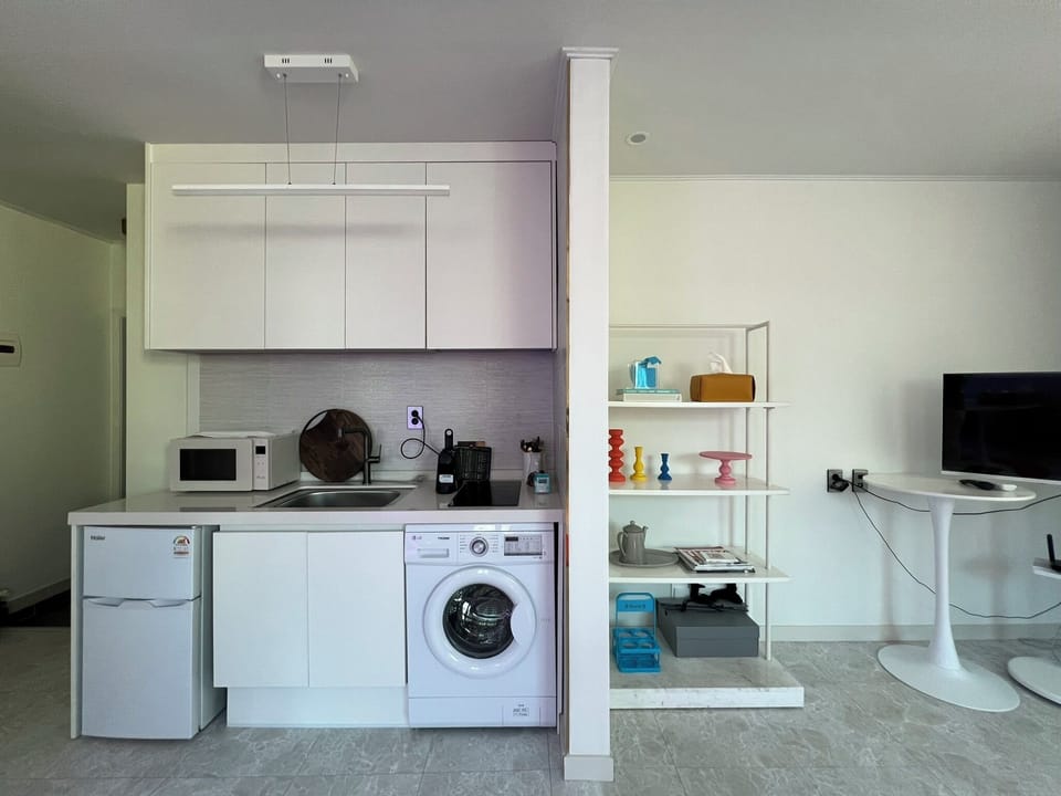 Thoughtfully styled interior with selected colors and design details
