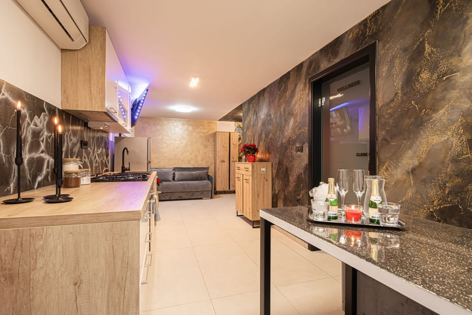 Kitchen and dining area