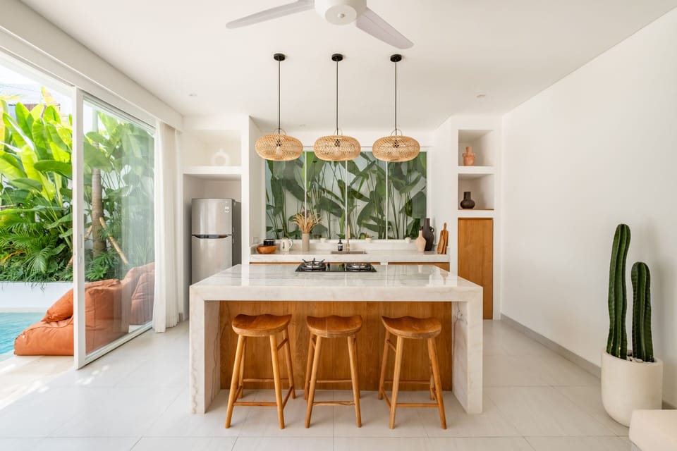 Villa, 1 Bedroom | Private kitchen | Fridge, oven, stovetop, electric kettle