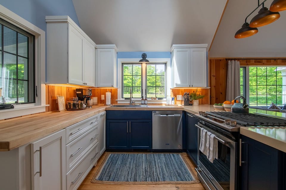 Entertaining at home is easy in a fully stocked kitchen