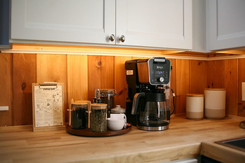 Enjoy local coffee and tea any time of the day!