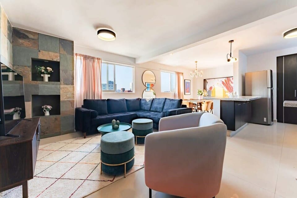 Comfortable and inviting living area, perfect for relaxation.