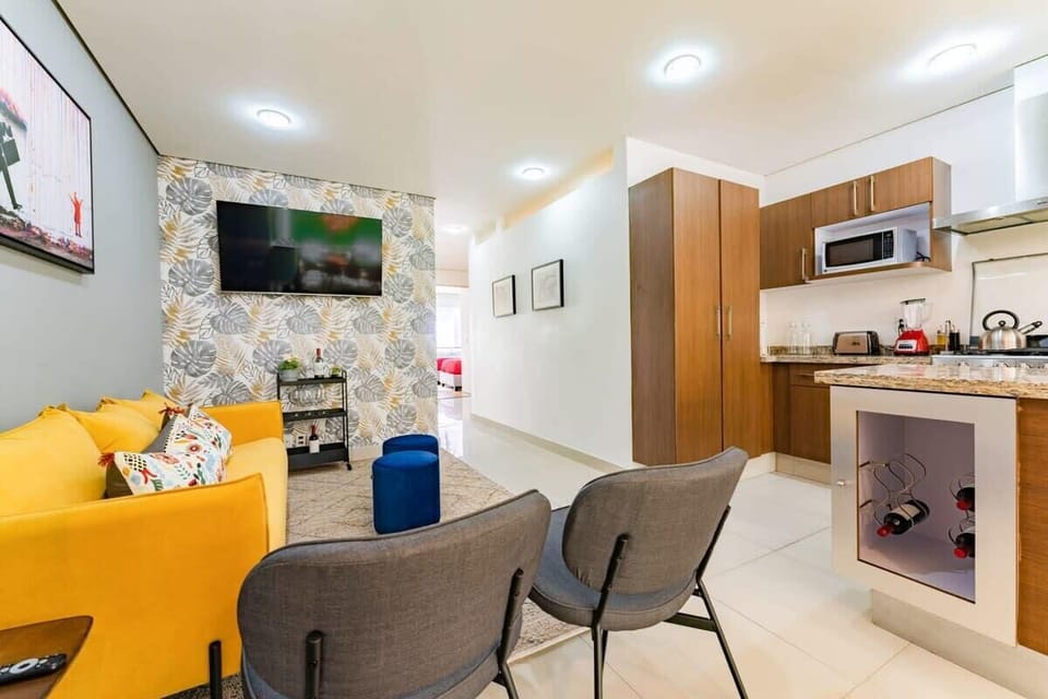 This modern, kid-and-pet-friendly condo is perfect for a small family or friend’s getaway