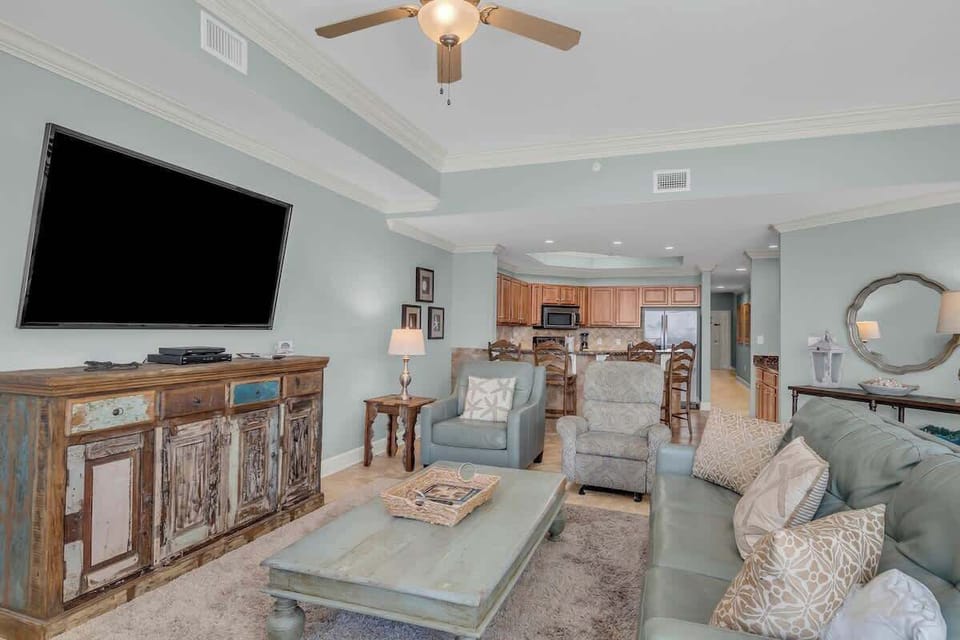 Living room with ample seating