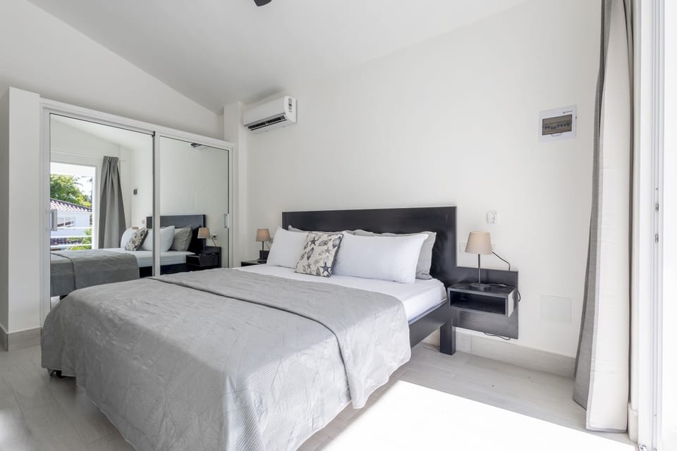 Stay entertained with flat-screen TVs in each bedroom