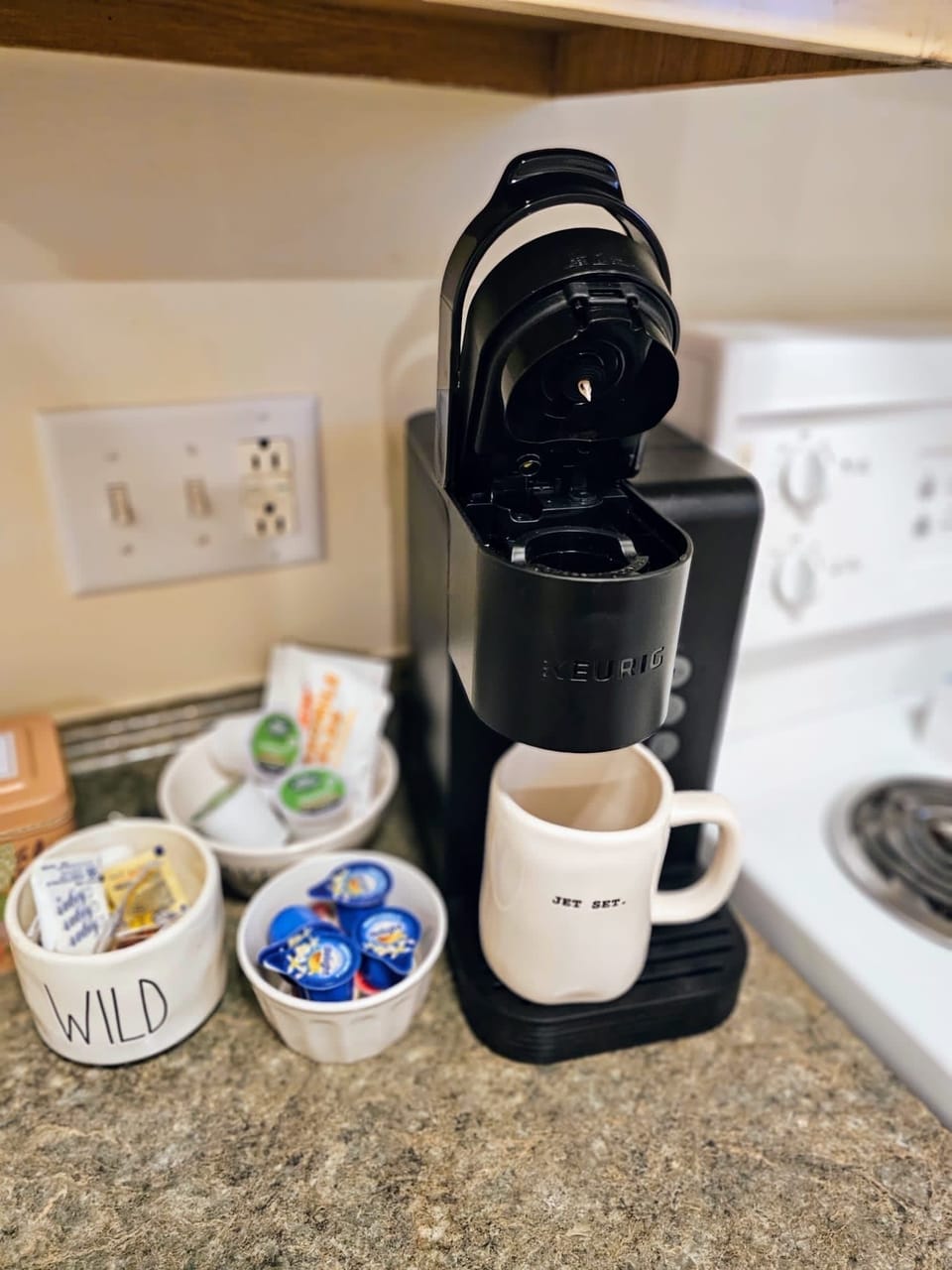 Complementary coffee for all of our guests.  