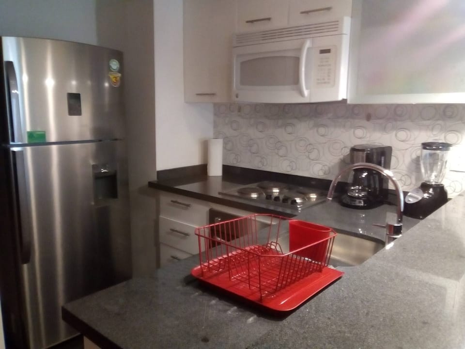 Apartment, 1 Bedroom, Patio, City View | Private kitchen