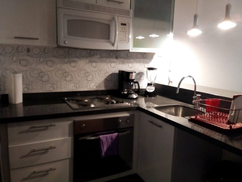 Apartment, 1 Bedroom, Patio, City View | Private kitchen