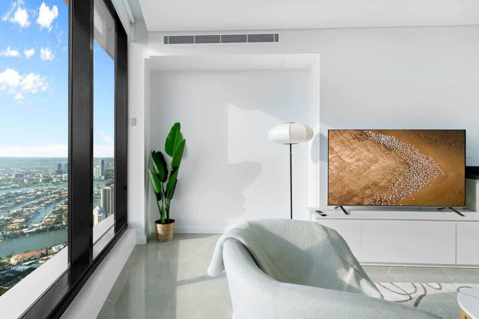 Watching Netflix with our Brand new 4K Smart TV