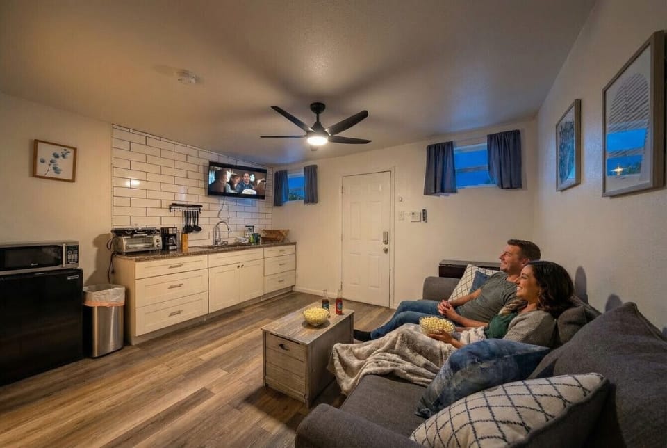 Cozy up for a movie night with the whole family!