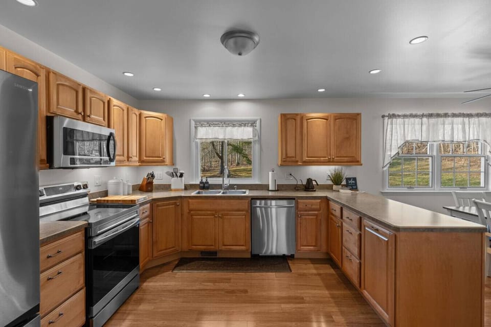 Fully stocked kitchen with everything you need for the perfect meal.