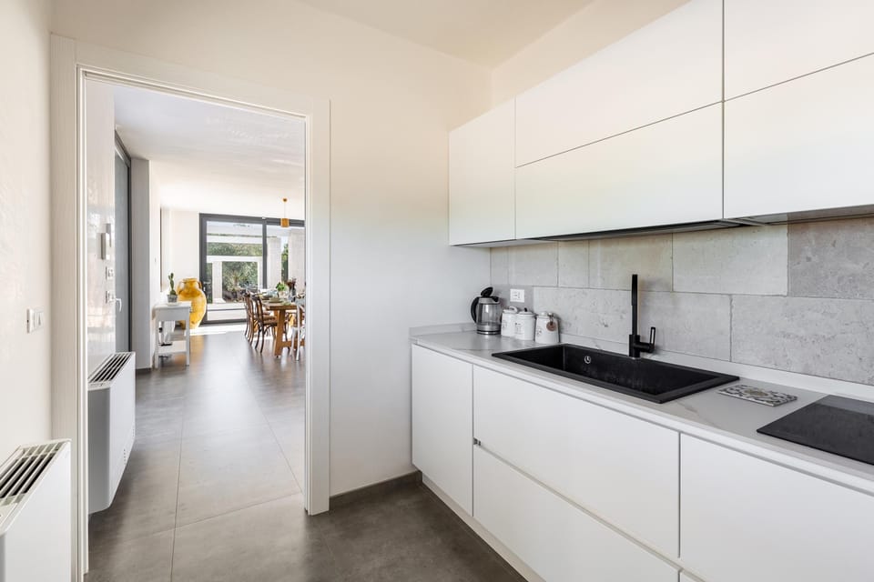 Villa | Private kitchen | Espresso maker, electric kettle