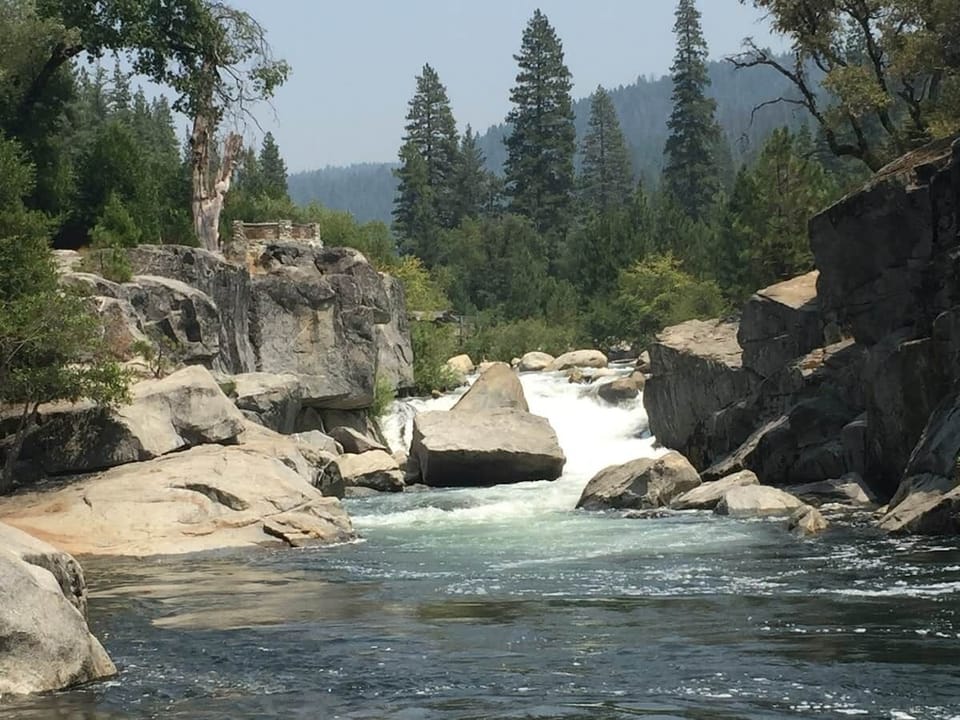 The sound of white water is 10 minutes away: The Stanislaus River