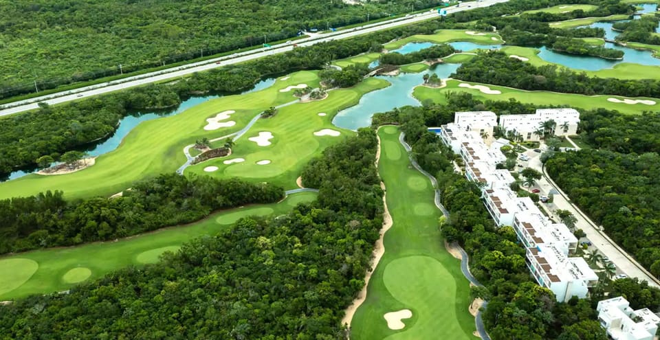 Elevate leisure: Tulum Country Club access, 10 min away! PGA golf course available.