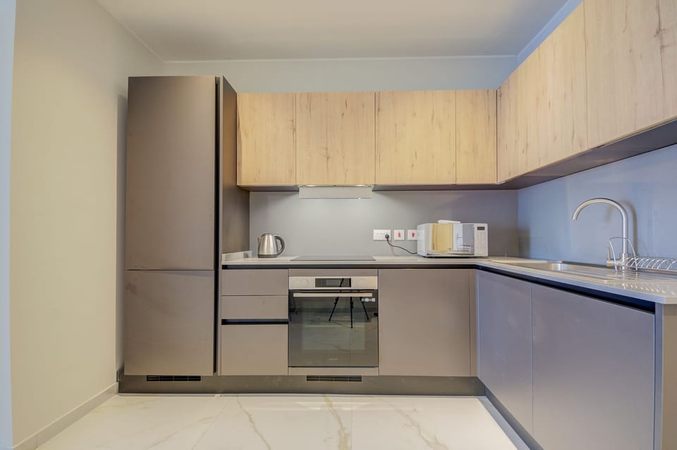 Modern cooking appliances and spacious countertops, the kitchen has it all!
