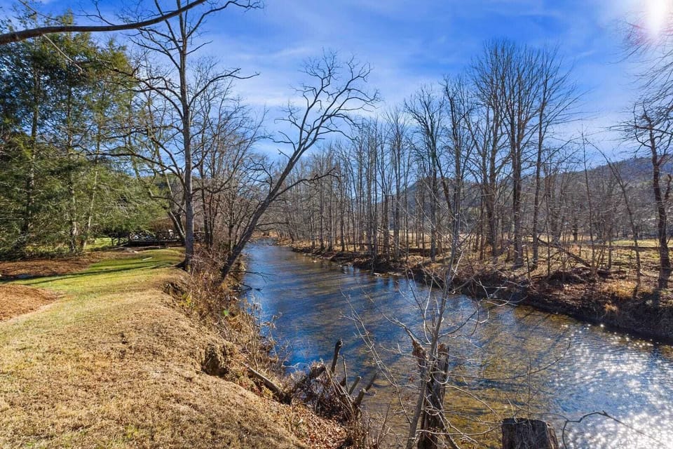 The Bank is Rather Steep Leaving Difficult or No Access to the River at Watauga Flats