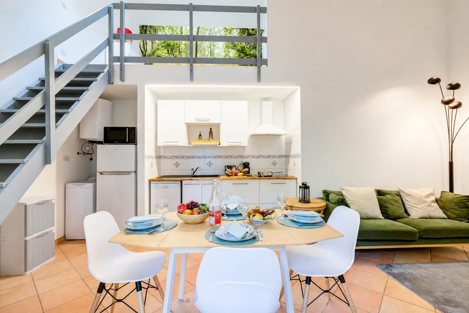 Kitchen and dining area