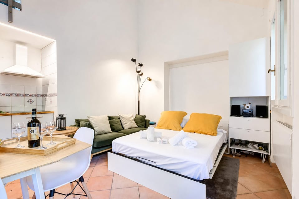 Sofa bed (sleeping area for studio)