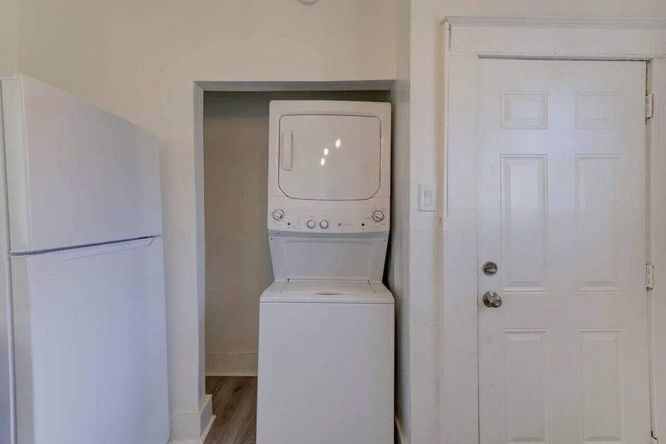 Enjoy the convenience of in-unit laundry, perfect for longer stays or freshening up your clothes anytime.