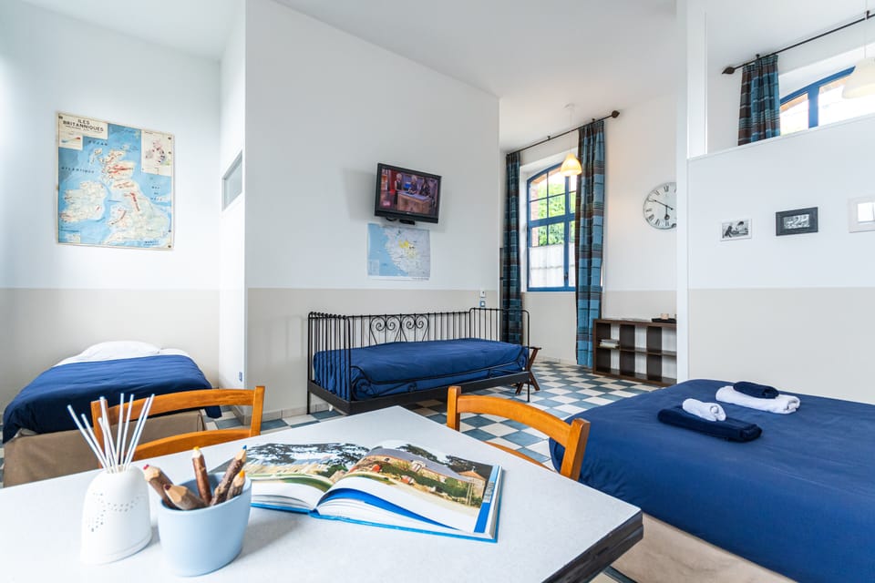 Family Quadruple Room, 1 Bedroom, Non Smoking, Garden View (AU CLAIR DE LA LUNE) | Premium bedding, desk, laptop workspace, soundproofing