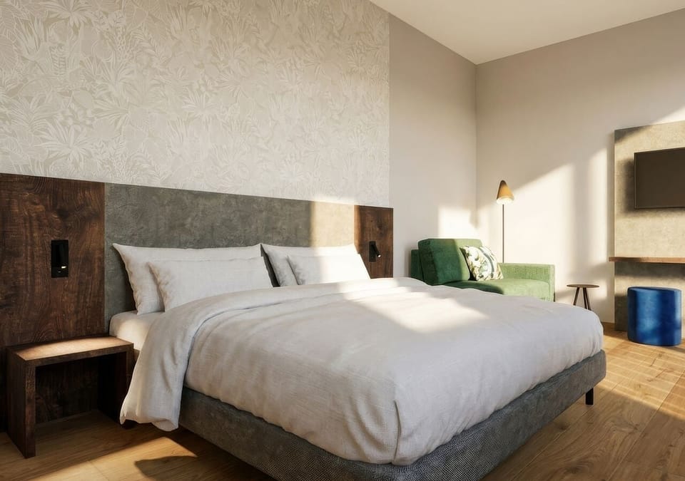 Double Room LASALT | Hypo-allergenic bedding available, desk, laptop workspace, WiFi (free)