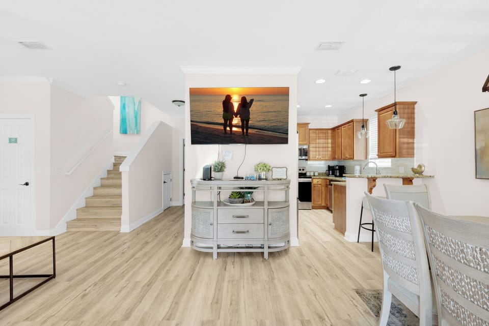 Large flat screen TV