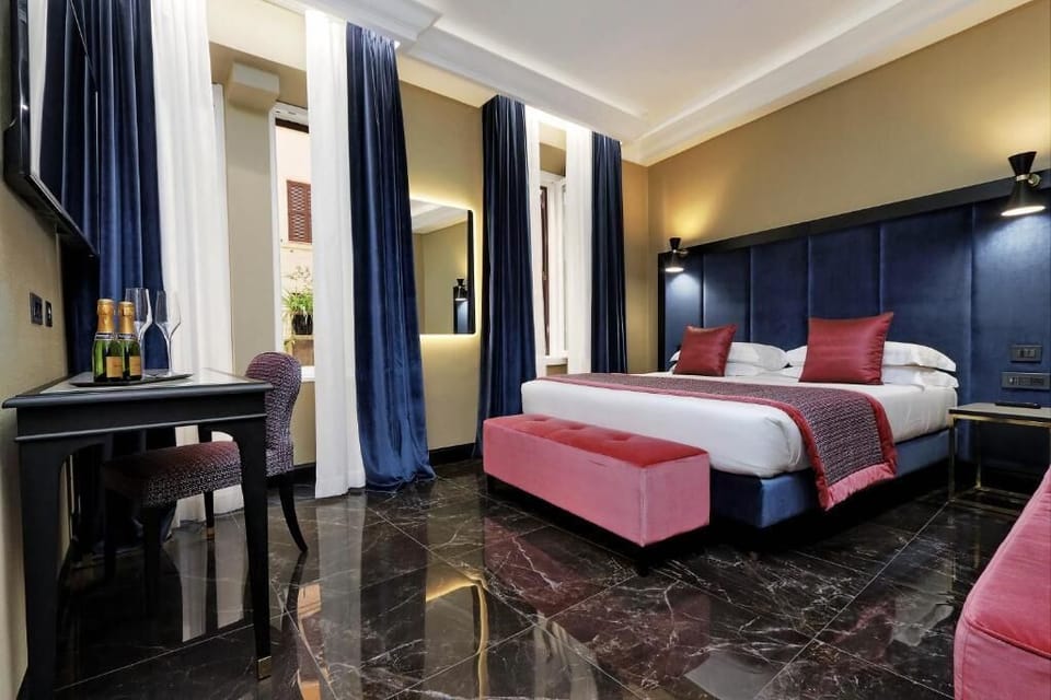 Classic Quadruple Room | Premium bedding, down comforters, memory foam beds, minibar