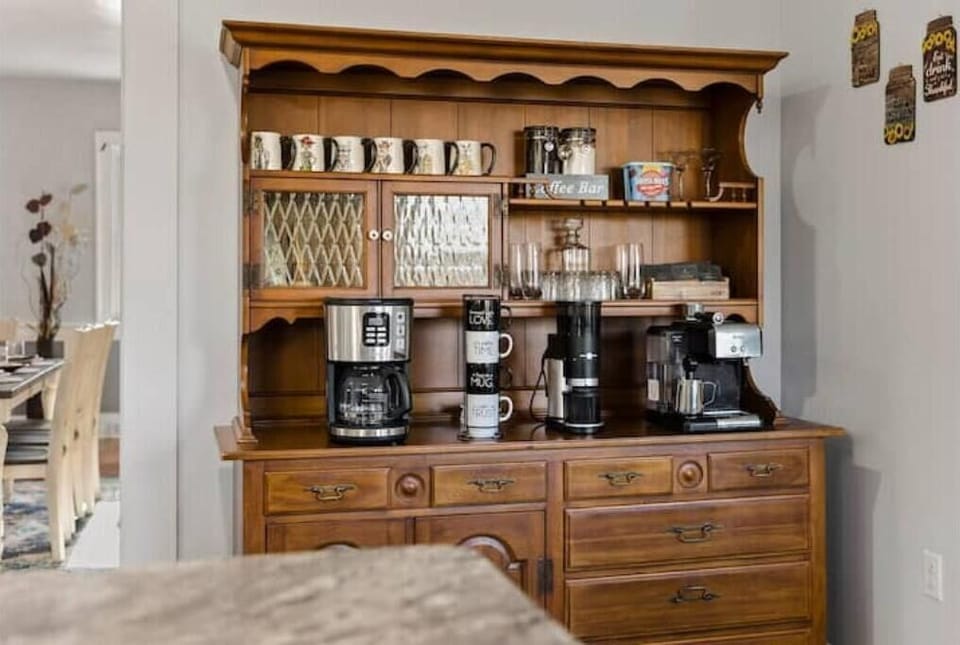 Get comfy with a cup – our coffee bar is the perfect spot first thing 