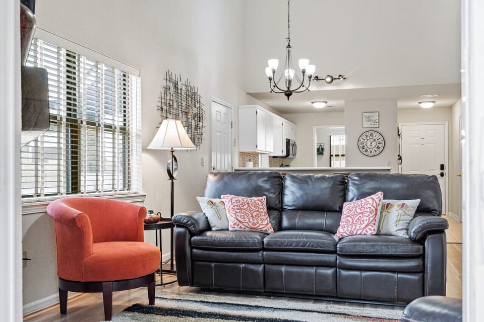 Reclining couch.  Get comfortable!